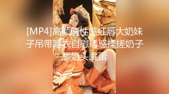 [MP4]高颜值性感红唇大奶妹子吊带睡衣自慰诱惑揉搓奶子舔奶头跳蛋