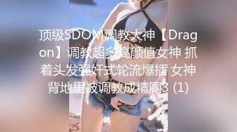 顶级SDOM调教大神【Dragon】调教超多高颜值女神 抓着头发强奸式轮流爆插 女神背地里被调教成精厕3 (1)