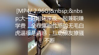 [MP4/ 2.96G]&nbsp;&nbsp;大一好姐妹深夜一起兼职赚学费，全程露脸性感的无毛白虎逼很是诱惑，互动狼友撩骚不断