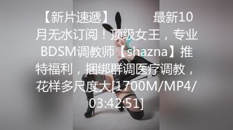 【新片速遞】 ⚫️⚫️最新10月无水订阅！顶级女王，专业BDSM调教师【shazna】推特福利，捆绑群调医疗调教，花样多尺度大[1700M/MP4/03:42:51]