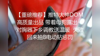 【重磅推荐】推特大神DOM高质量出品 带着母狗露出一对胸器下乡调教送温暖  失败回来抽B电动钻惩罚