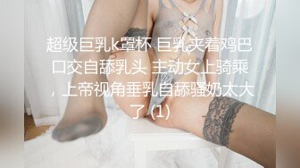 超级巨乳k罩杯 巨乳夹着鸡巴口交自舔乳头 主动女上骑乘，上帝视角垂乳自舔骚奶太大了 (1)