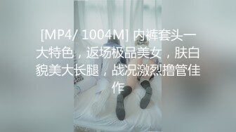 [MP4/ 1004M] 内裤套头一大特色，返场极品美女，肤白貌美大长腿，战况激烈撸管佳作