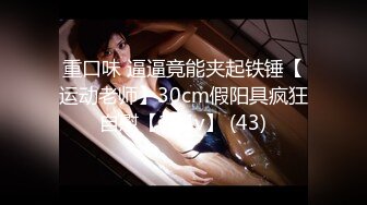 重口味 逼逼竟能夹起铁锤【运动老师】30cm假阳具疯狂自慰【184v】 (43)